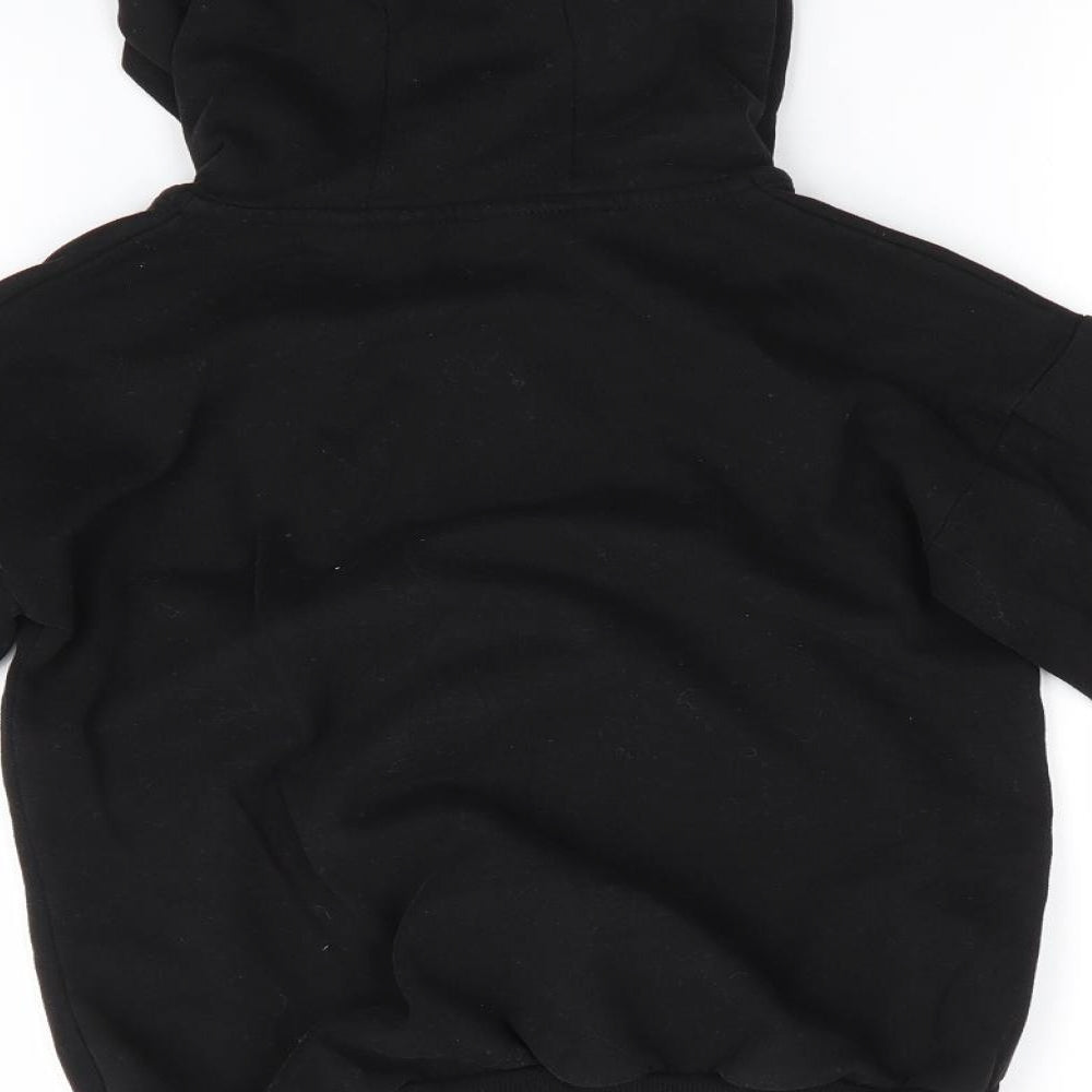 NEXT Boys Black  Cotton Full Zip Hoodie Size 8 Years