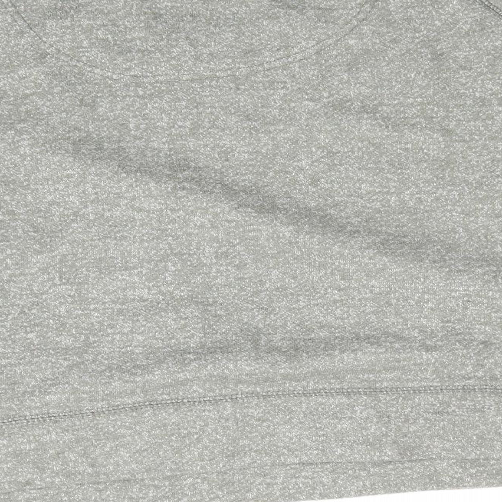 E-vie Womens Green  Polyester Pullover Sweatshirt Size 10   - Green with White Fleck