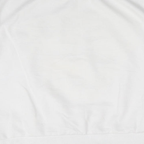 Disney by Atmosphere Womens White Animal Print Polyester Pullover Sweatshirt Size 10   - Embossed Mickey Mouse - Oh Boy