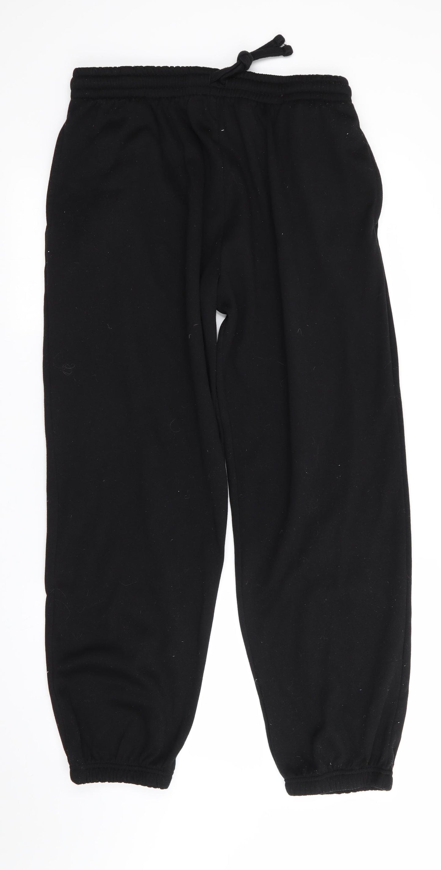 George Mens Black  Polyester Sweatpants Trousers Size L L29 in Regular