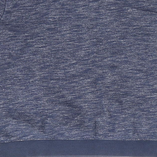 TU Boys Blue Animal Print Cotton Pullover Sweatshirt Size 8 Years   - Adventure Mountain Blue White flexk Elbow Pads