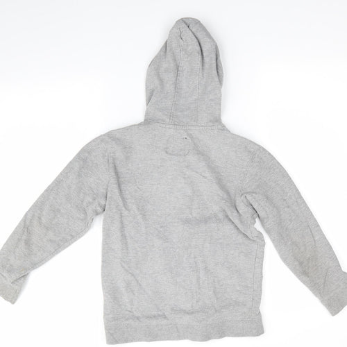 Blue Zoo Girls Grey  Cotton Full Zip Hoodie Size 9-10 Years