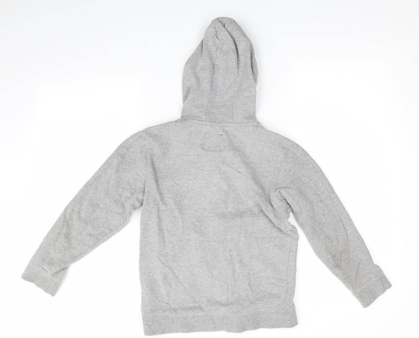 Blue Zoo Girls Grey  Cotton Full Zip Hoodie Size 9-10 Years
