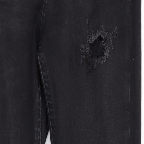 Denim Co Womens Black  Cotton Skinny Jeans Size 10 L27 in Regular
