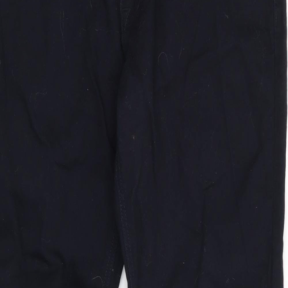 Easy Denim Mens Blue  Cotton Straight Jeans Size 34 in L34 in Slim  - Dark Navy