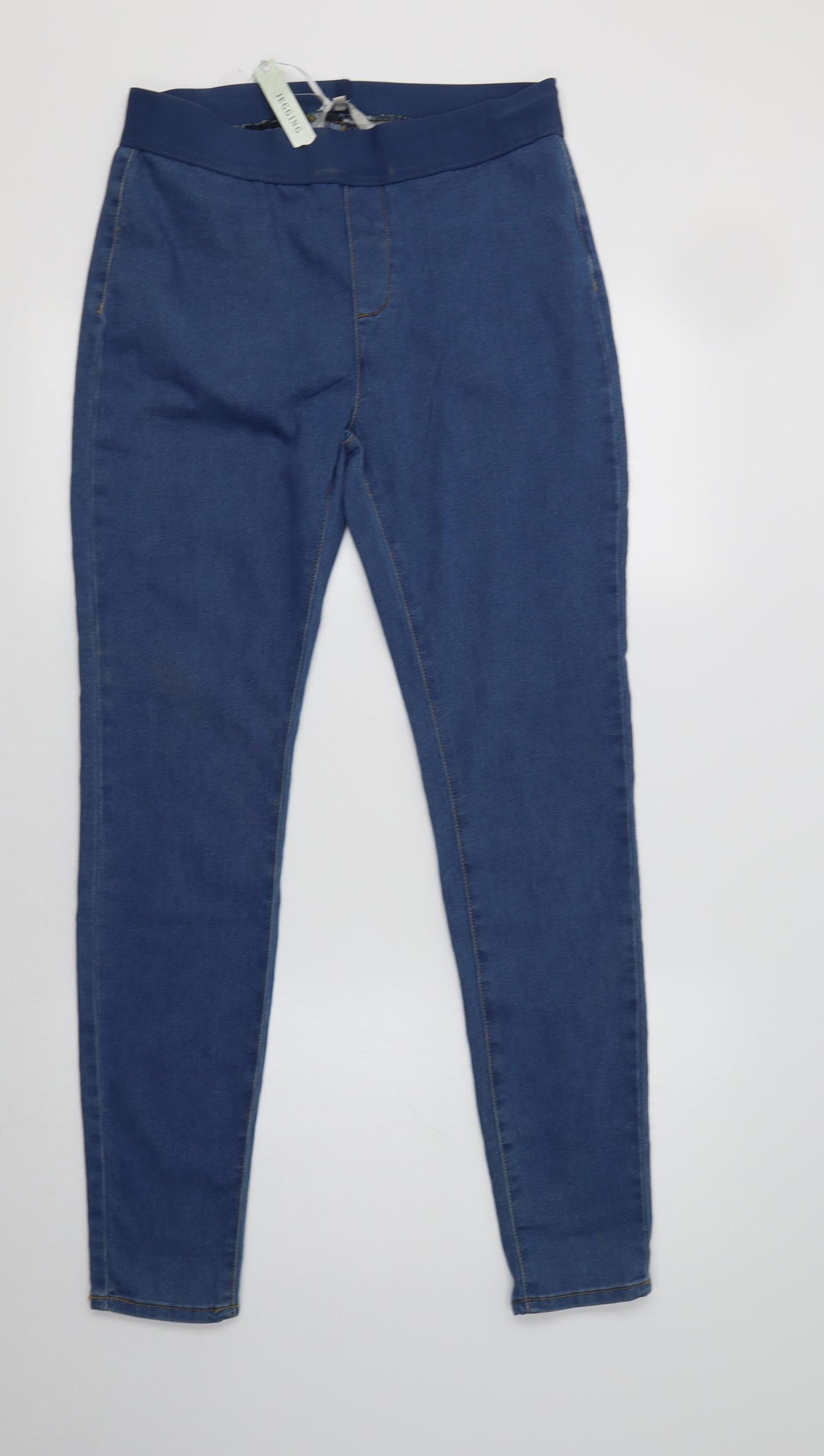 Pebble Bay Womens Blue  Cotton Jegging Jeans Size 12 L31 in Regular