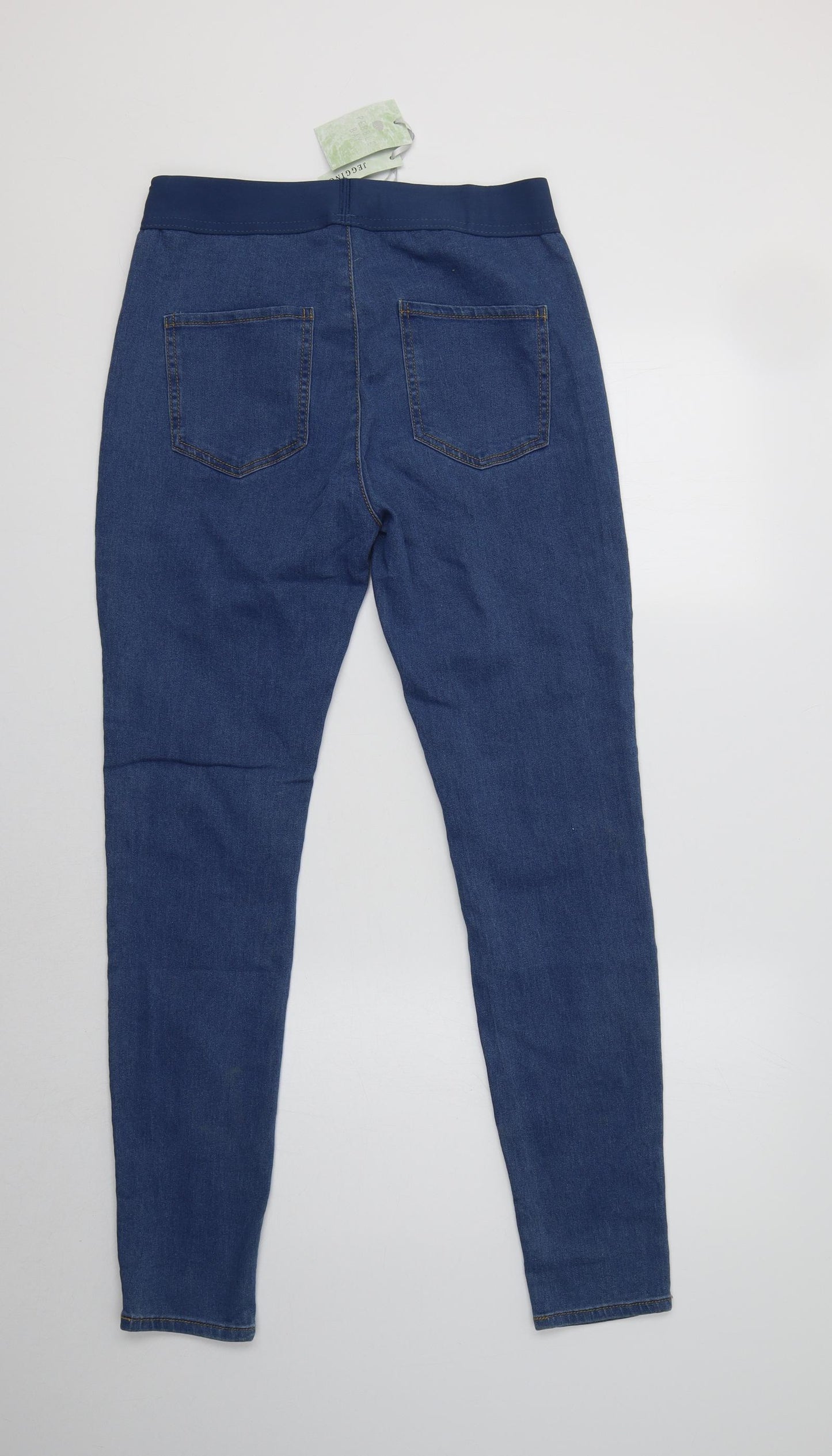 Pebble Bay Womens Blue  Cotton Jegging Jeans Size 12 L31 in Regular