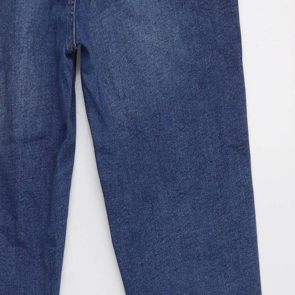 Primark Womens Blue  Cotton Skinny Jeans Size 12 L28 in Regular