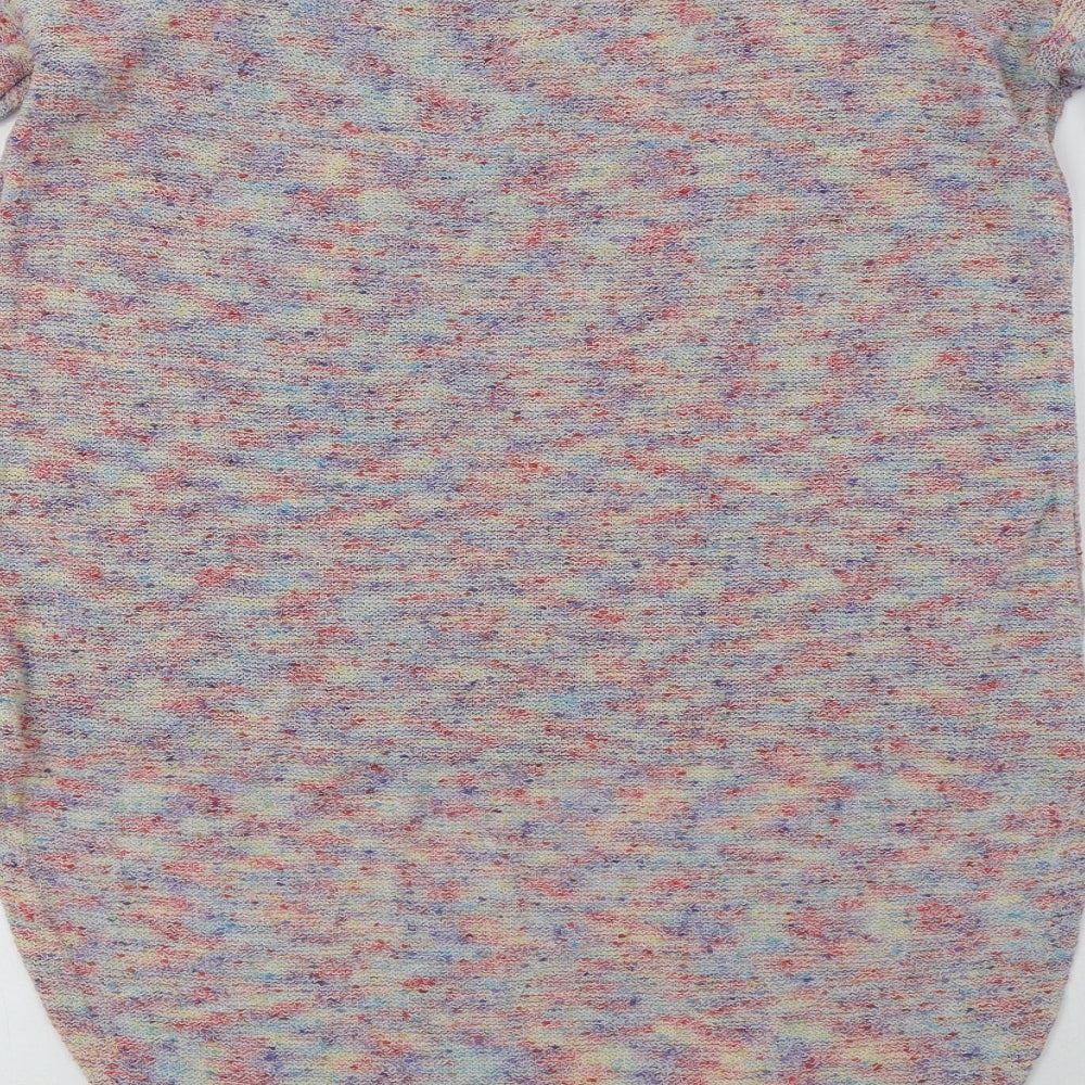 TU Womens Multicoloured Crew Neck  Cotton Pullover Jumper Size 12