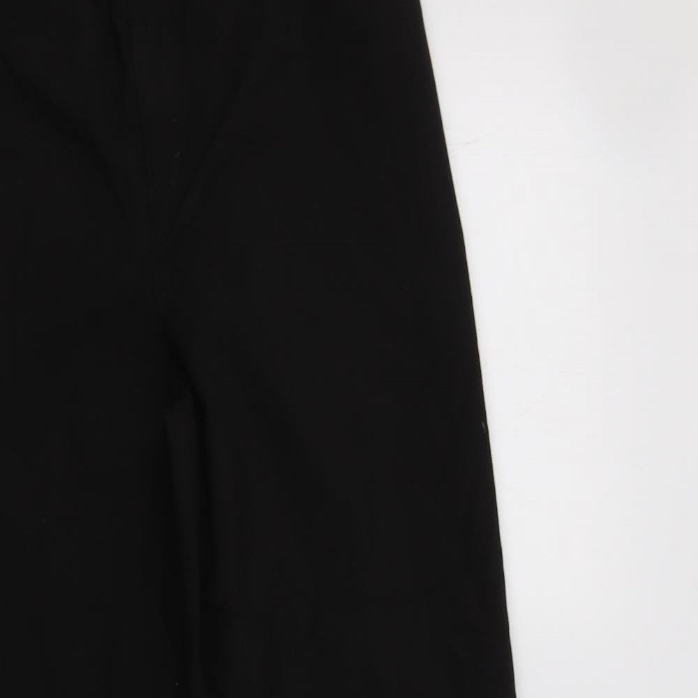 M&S Mens Black  Polyester Dress Pants Trousers Size 36 L29 in Regular