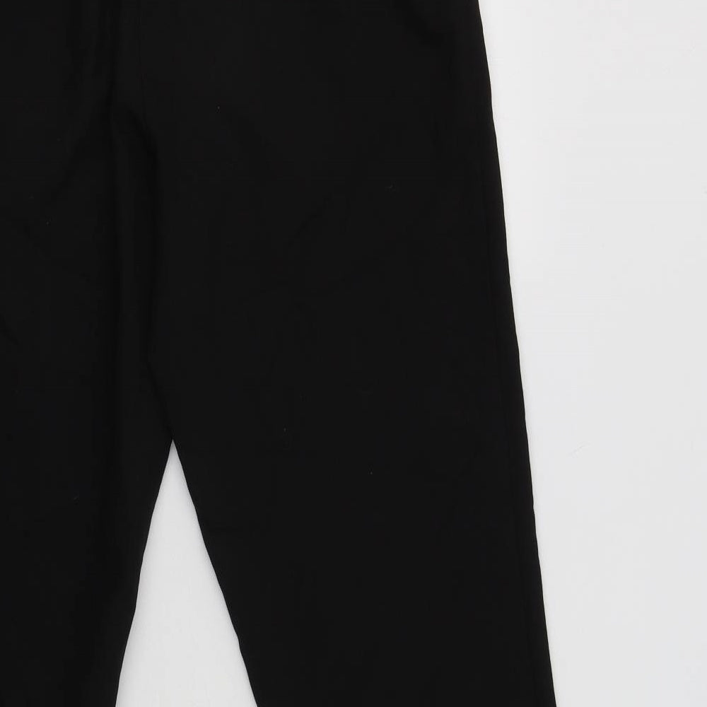 M&S Mens Black  Polyester Dress Pants Trousers Size 36 L29 in Regular