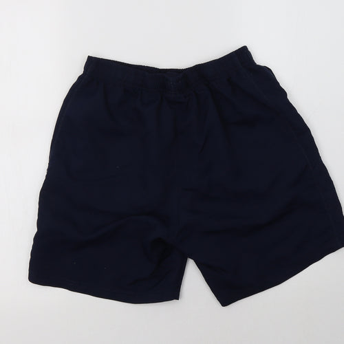 Canterbury Mens Blue  Polyester Sweat Shorts Size M L8 in Regular  - Newcastle University