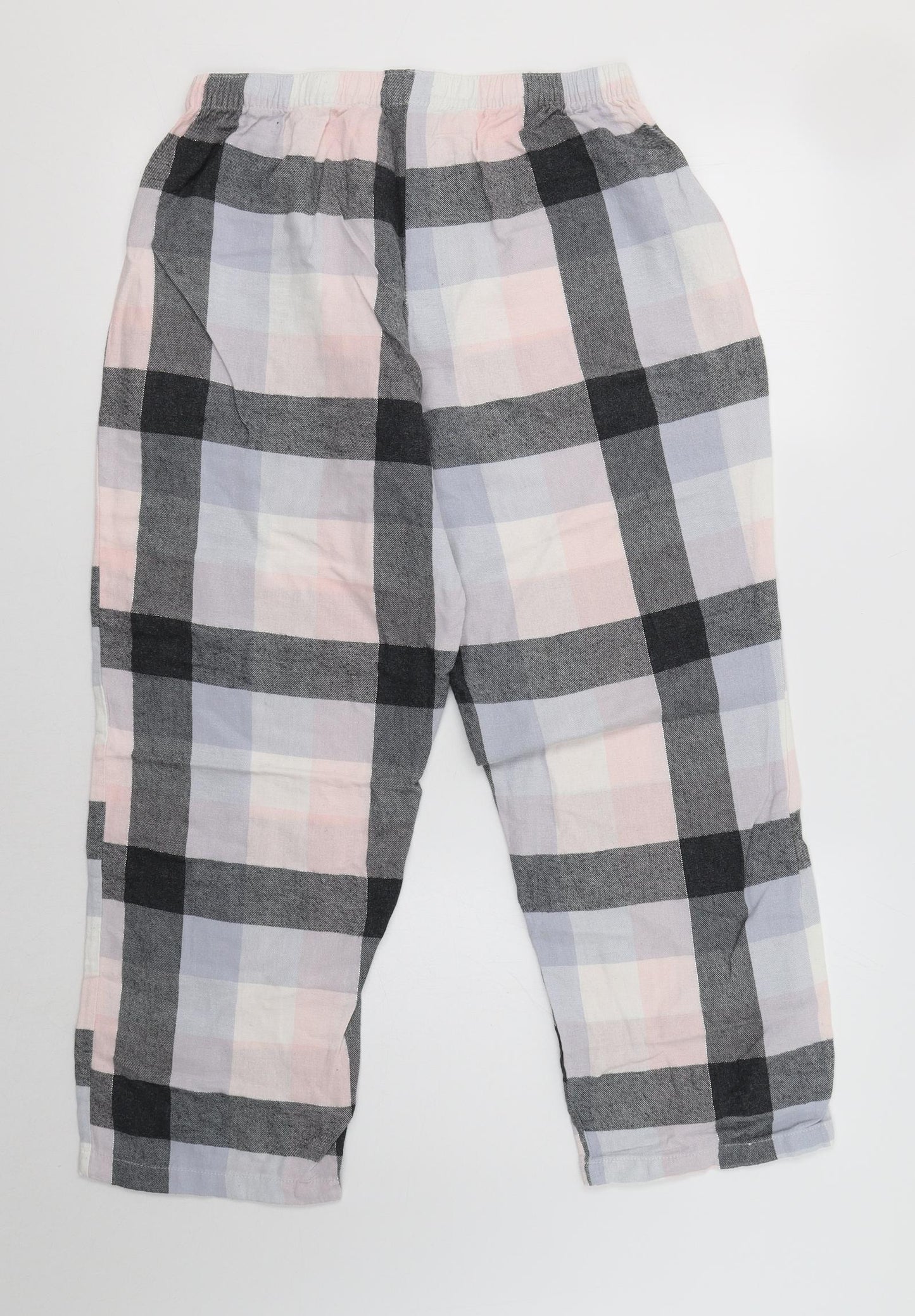Nutmeg Womens Multicoloured Check Cotton  Pyjama Pants Size 14