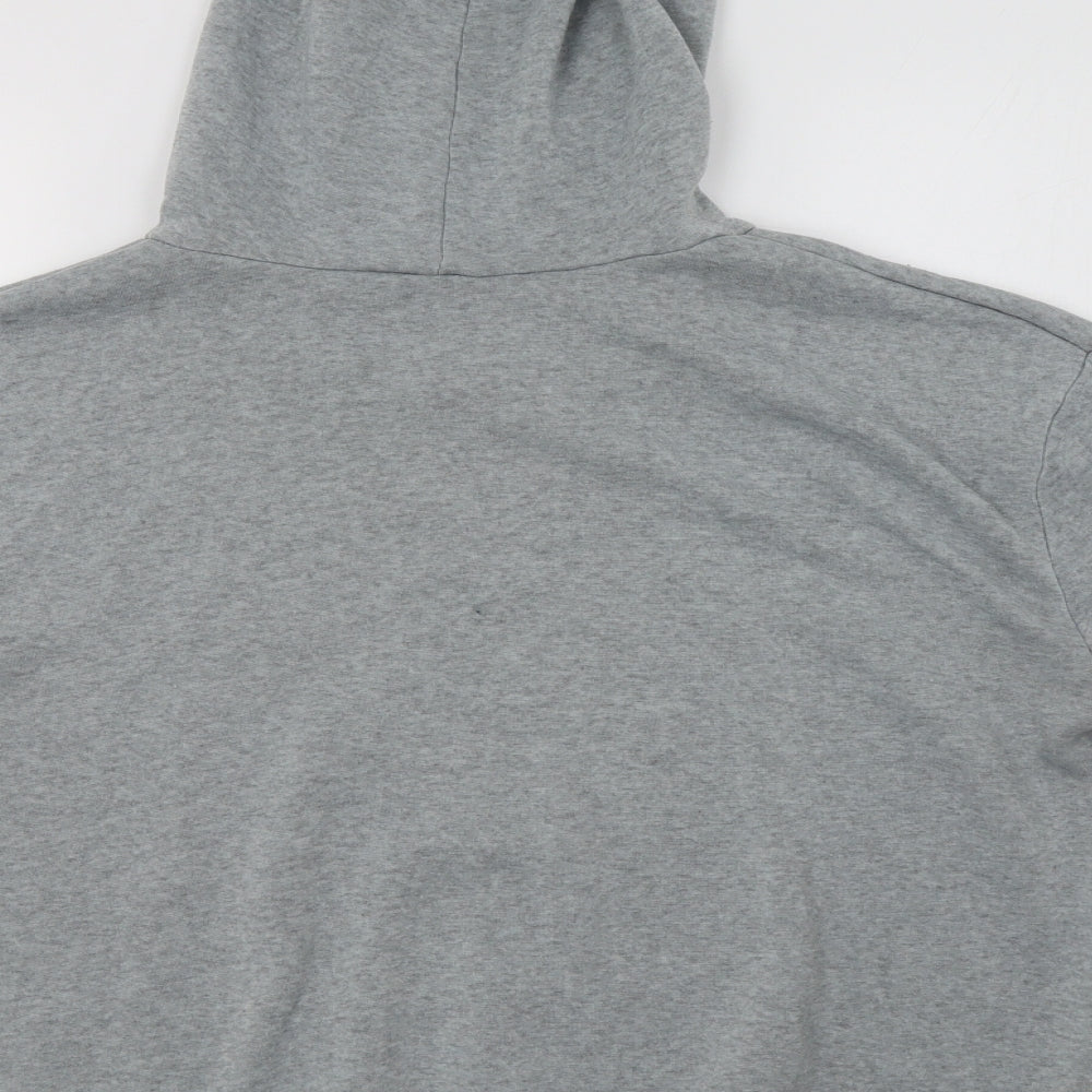 SheIn Womens Grey  Polyester Pullover Hoodie Size M   - Heart