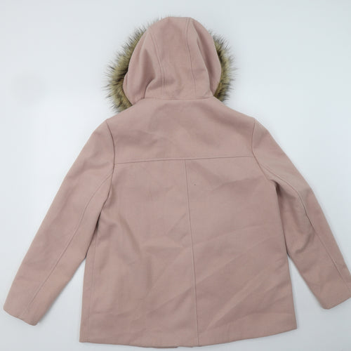 Primark Womens Pink   Overcoat Coat Size 16