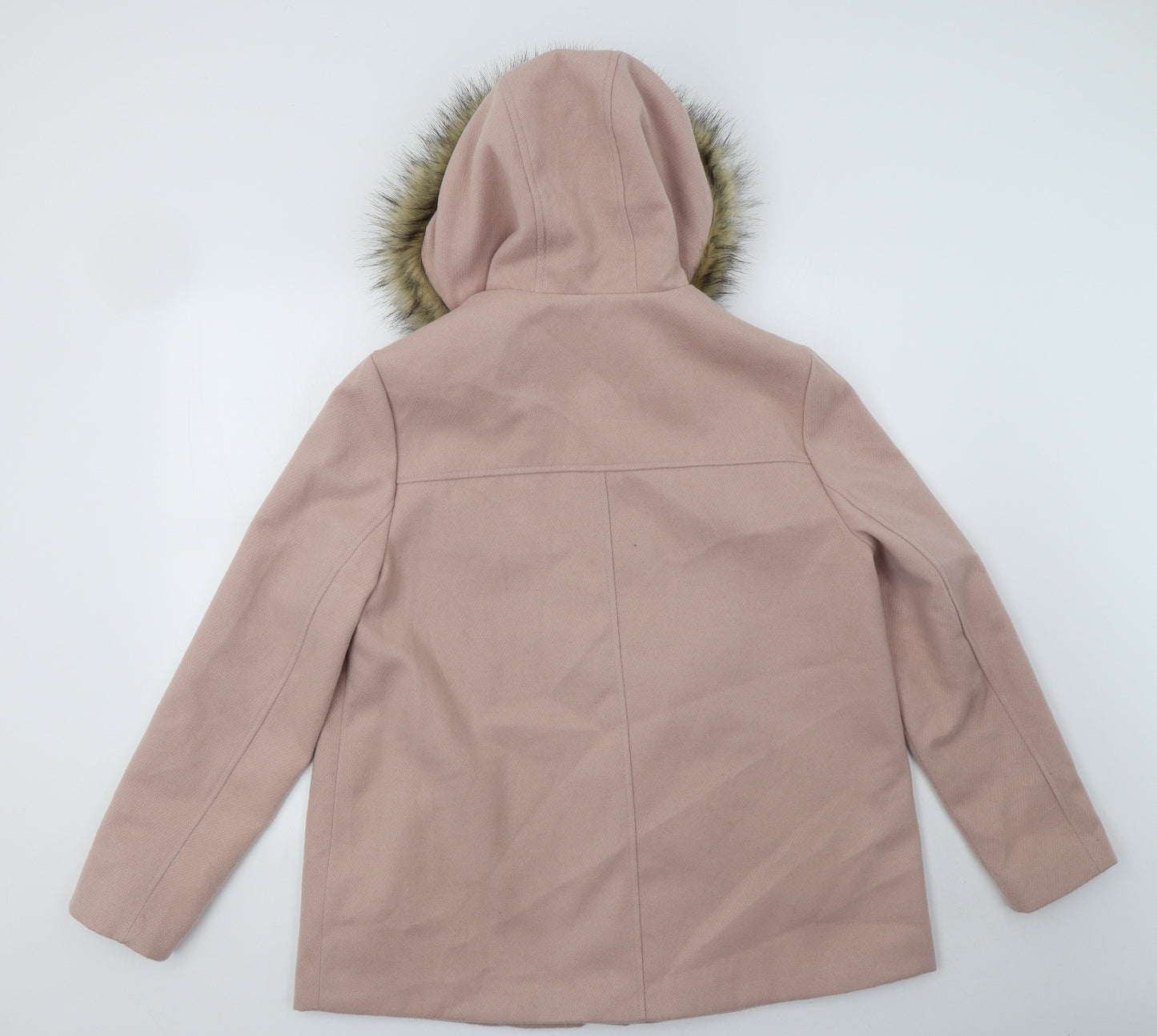 Primark Womens Pink   Overcoat Coat Size 16