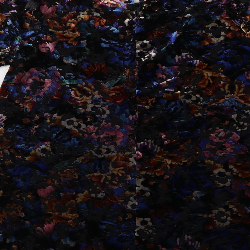 NEXT Girls Multicoloured Floral Polyester A-Line  Size 12 Years  Crew Neck