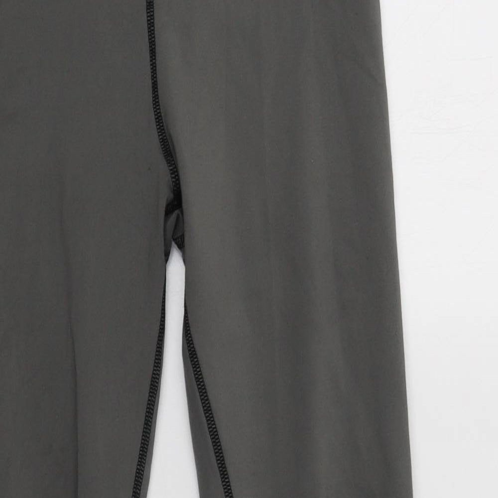 TCA Womens Grey  Polyester Compression Leggings Size M L29 in Regular