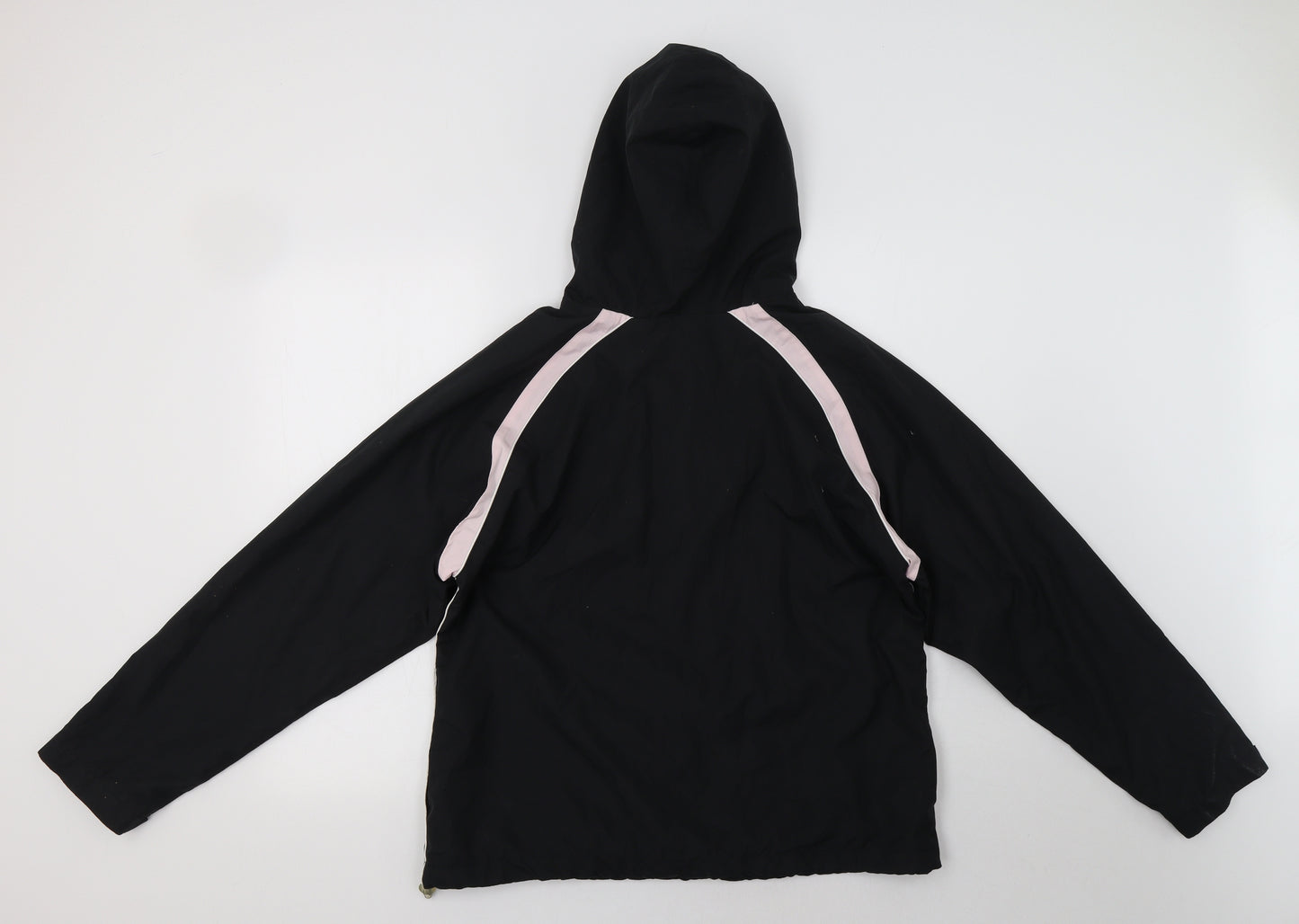 Reebok Womens Black   Windbreaker Jacket Size 14