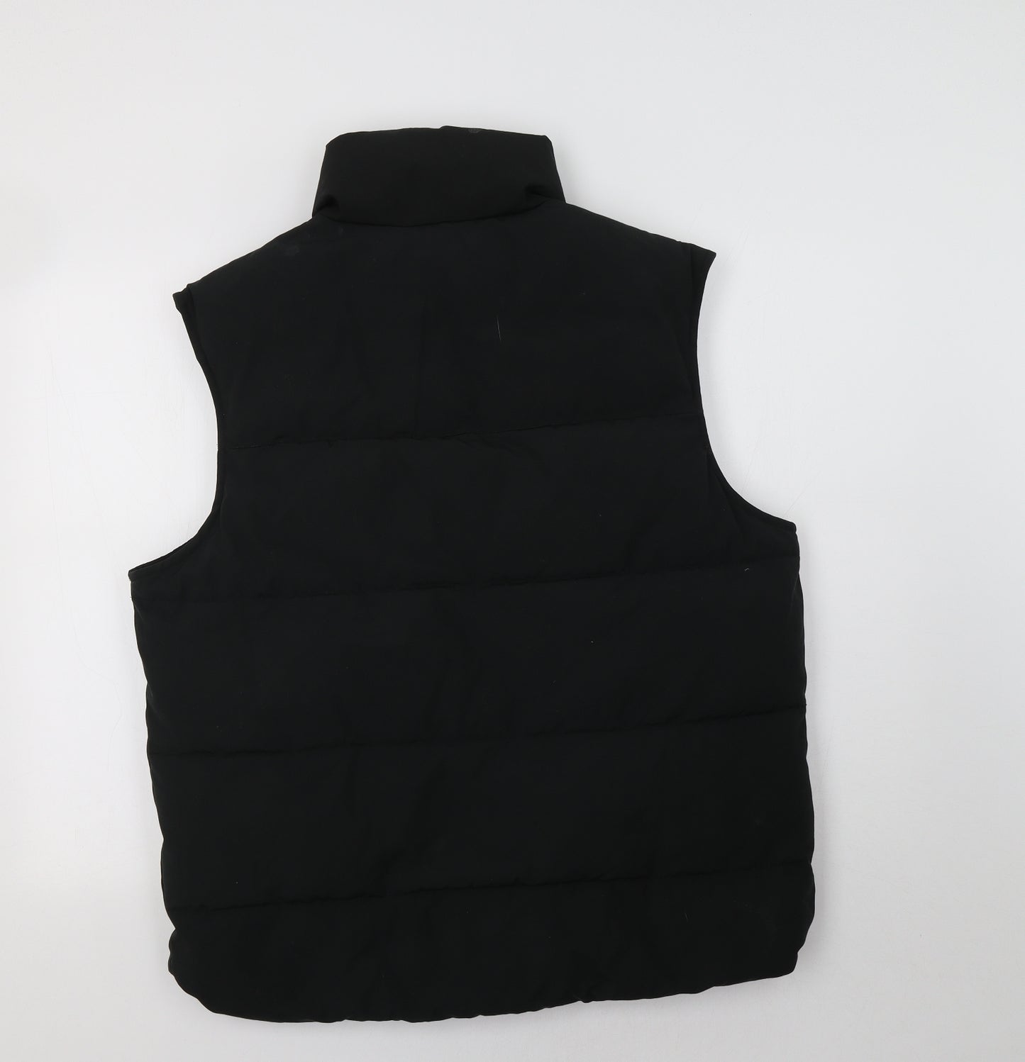 Zara Mens Black   Gilet Waistcoat Size L