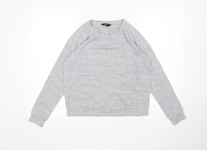 New Look Girls Grey  Polyester Pullover Sweatshirt Size 12-13 Years