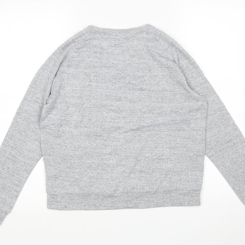 New Look Girls Grey  Polyester Pullover Sweatshirt Size 12-13 Years