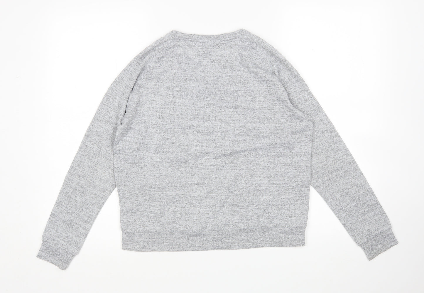 New Look Girls Grey  Polyester Pullover Sweatshirt Size 12-13 Years