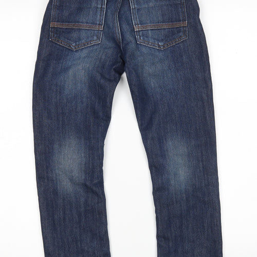 NEXT Boys Blue  Cotton Straight Jeans Size 9 Months  Regular