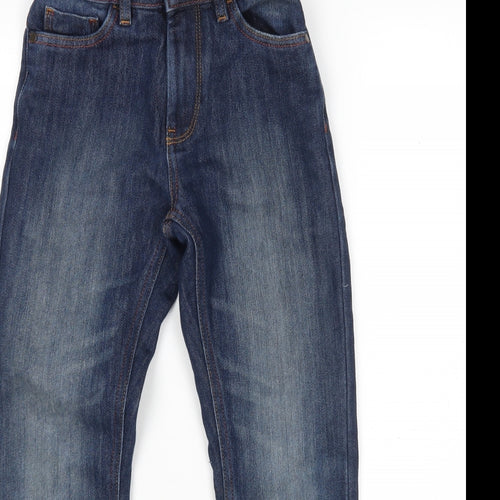 NEXT Boys Blue  Cotton Straight Jeans Size 9 Months  Regular