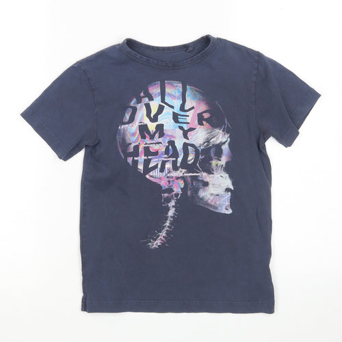 NEXT Boys Multicoloured  Cotton Basic T-Shirt Size 5 Years Round Neck
