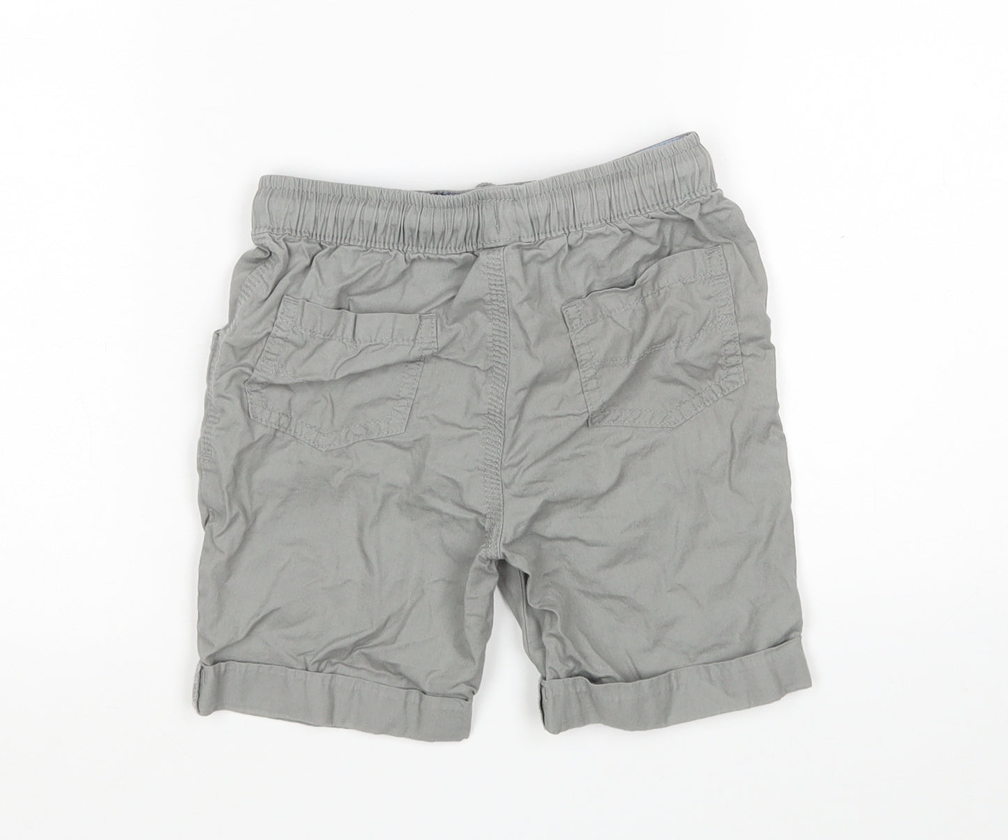 George Boys Grey  Cotton Chino Shorts Size 4-5 Years  Regular