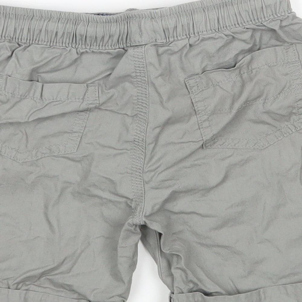 George Boys Grey  Cotton Chino Shorts Size 4-5 Years  Regular