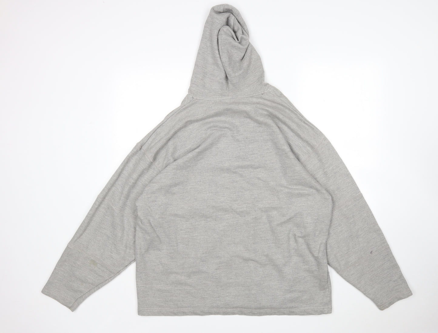 Preworn Womens Grey  Cotton Pullover Hoodie Size XL