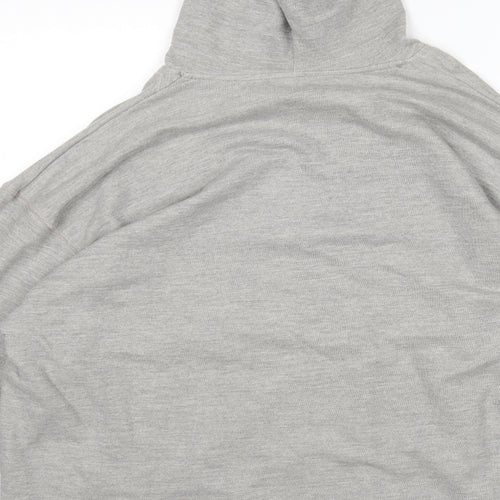 Preworn Womens Grey  Cotton Pullover Hoodie Size XL