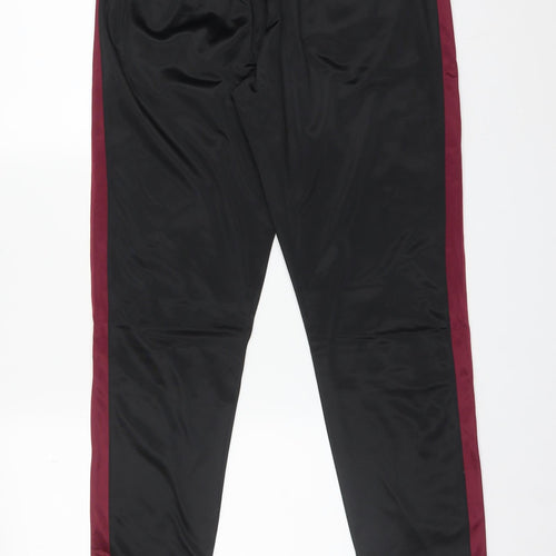Umbro Mens Black Striped  Jogger Trousers Size L L30 in Regular