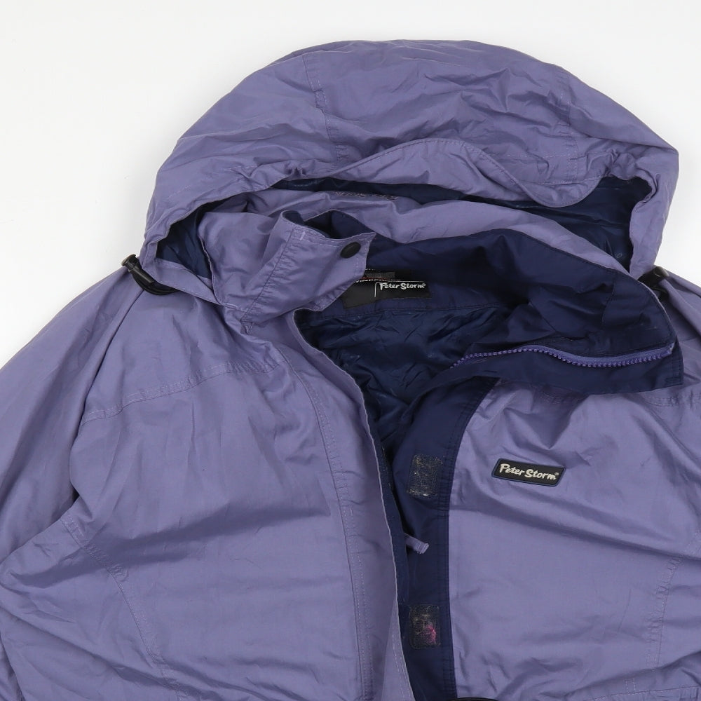 Peter Storm Womens Purple   Overcoat Coat Size S