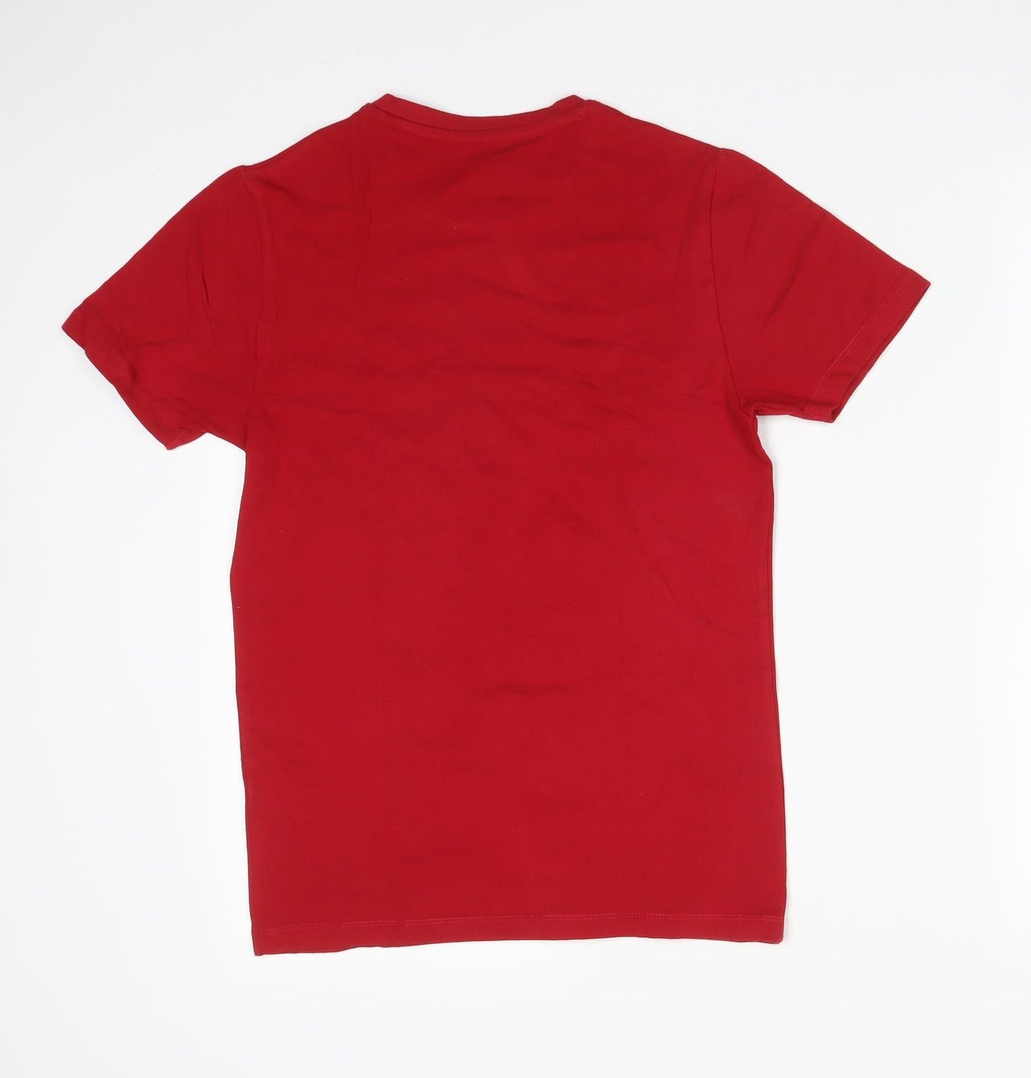 Primark Mens Red  Cotton  T-Shirt Size XS Crew Neck