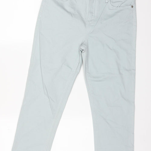 Principles Womens Blue  Cotton Cropped Jeans Size 12 L23 in Regular