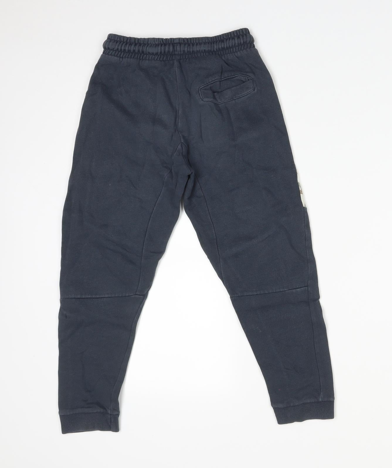 Nutmeg Boys Blue Camouflage Cotton Jogger Trousers Size 7-8 Years  Regular