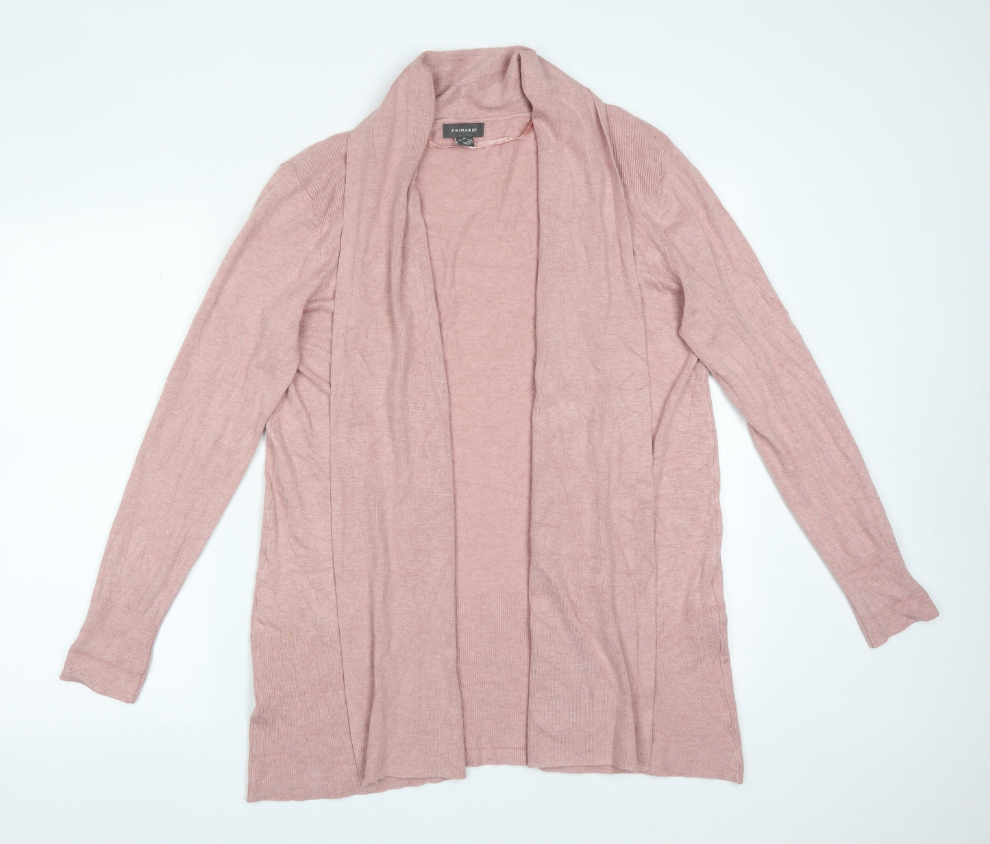 Primark Womens Pink   Viscose Cardigan Jumper Size M