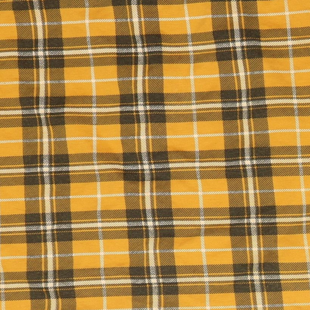 New Look Womens Multicoloured Check Polyester Straight & Pencil Skirt Size 14