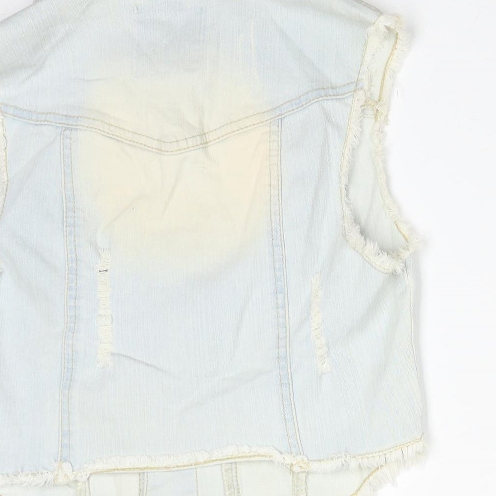 DENIM CO Womens Blue   Gilet Jacket Size 6