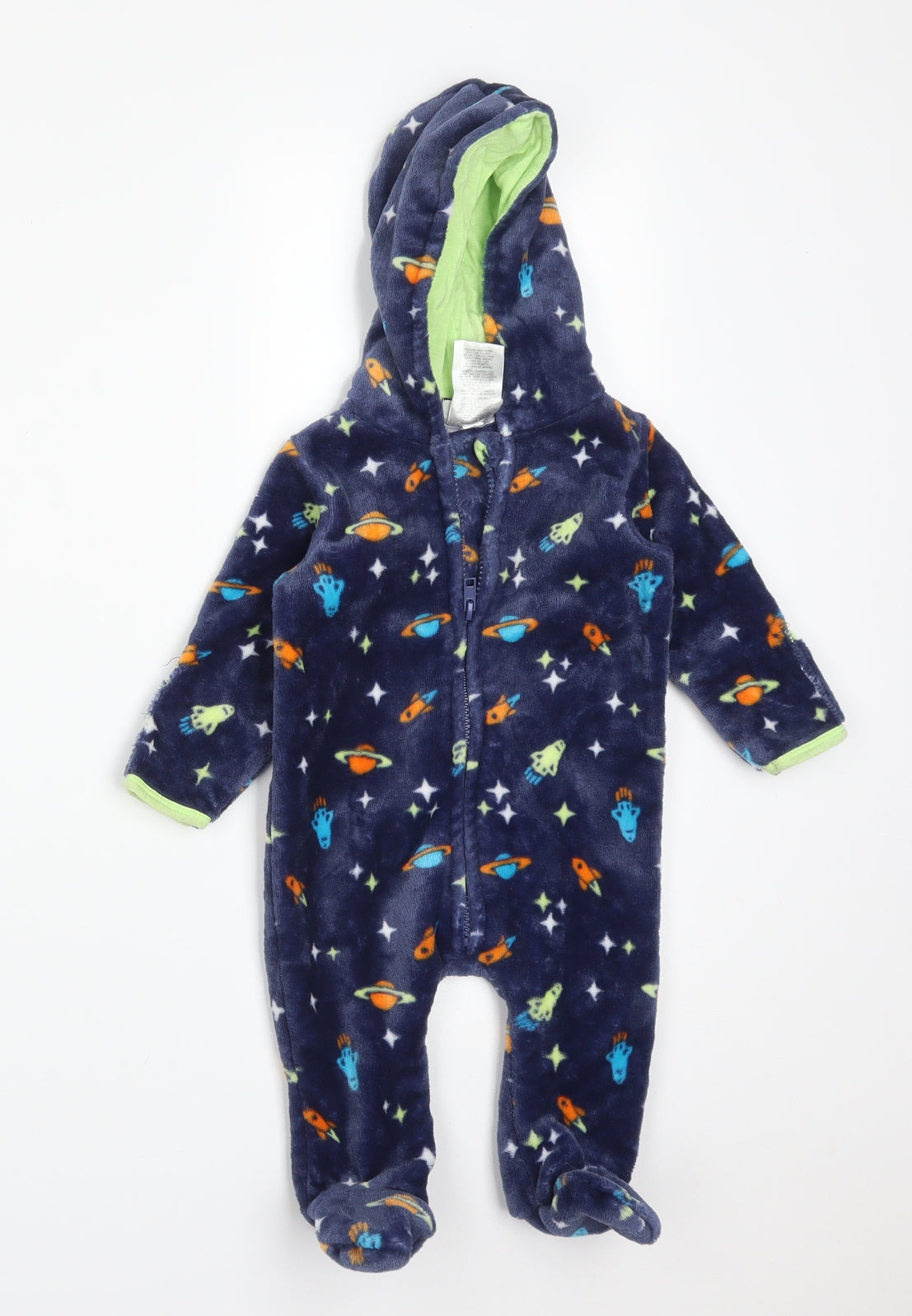 MICK MACK Baby Multicoloured Geometric Cotton  One Piece Size 0-3 Months   - SPACE