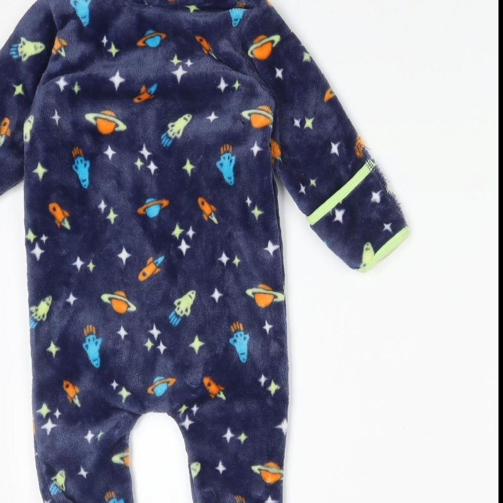 MICK MACK Baby Multicoloured Geometric Cotton  One Piece Size 0-3 Months   - SPACE