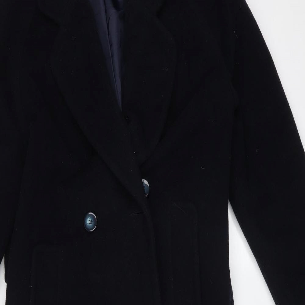 BHS Womens Blue   Trench Coat Coat Size 10