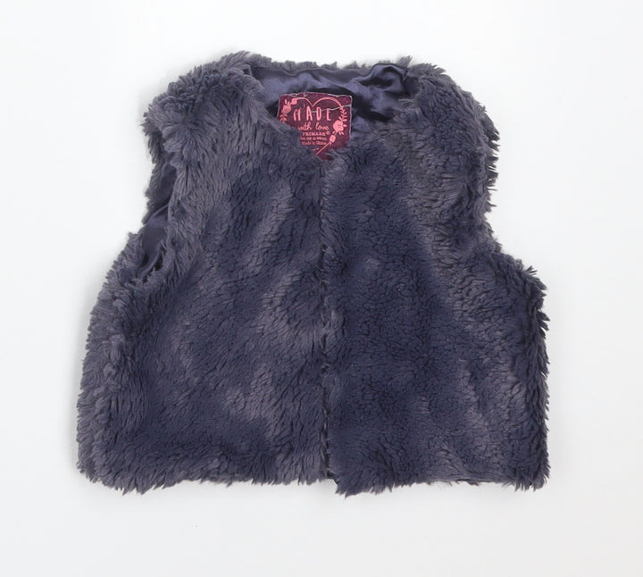 Primark Girls Purple   Gilet Jacket Size 36 Months