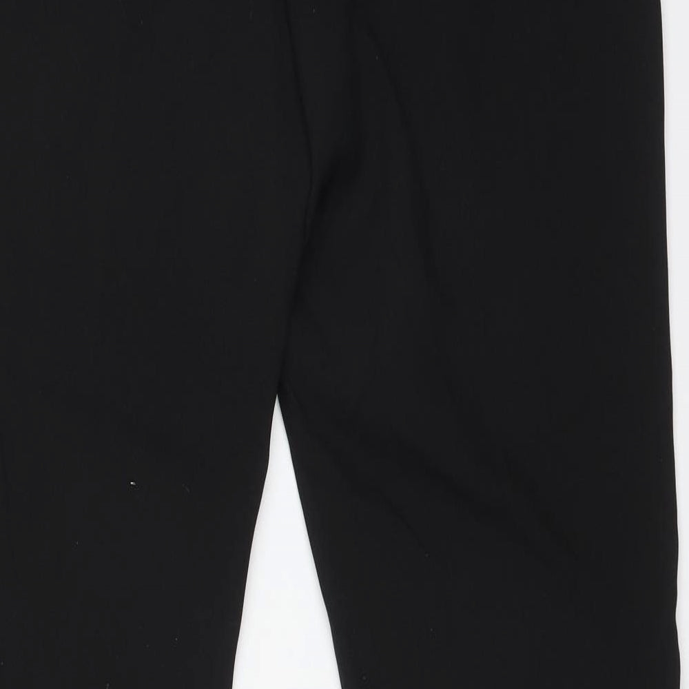Primark Womens Black  Polyester Dress Pants Trousers Size 12 L28 in Regular