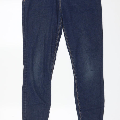 Papaya Womens Blue  Cotton Skinny Jeans Size 10 L27 in Regular