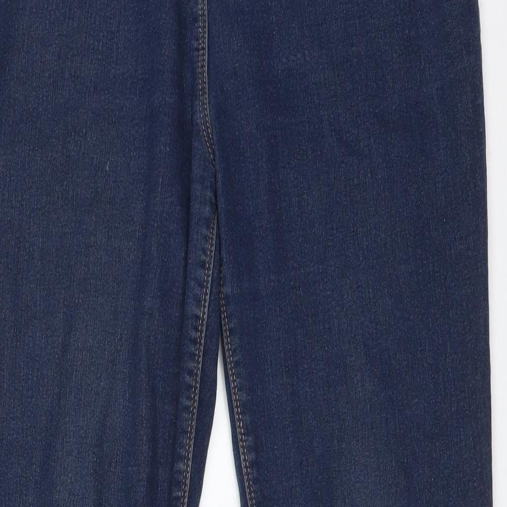 Papaya Womens Blue  Cotton Skinny Jeans Size 10 L27 in Regular