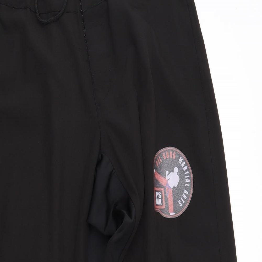 Faze Mens Black  Polyester Trousers  Size M L32 in Regular  - Martial Arts